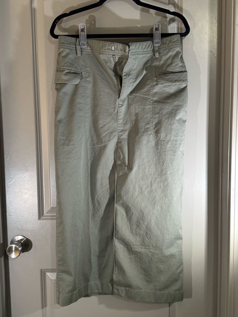 GAP - 10 Tall - Olive Green Midi Skirt